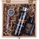 Подарунковий набір стилізація та парфум Morgan's Wooden Body & Cologne Box