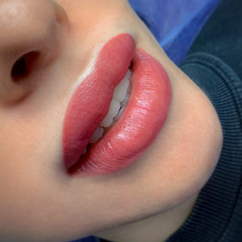 Перманент губ татуаж, фото - Салон красоты Миледи