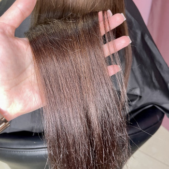 Ручне полірування волосся
                    Майстер з нарощування волосся Ксюша Суми