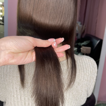 Ручне полірування волосся
                    Майстер з нарощування волосся Ксюша Суми