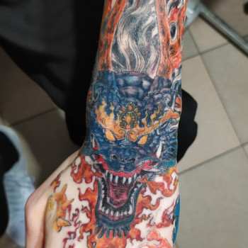 Цветная тату
                    Тату мастер Алена Днепр