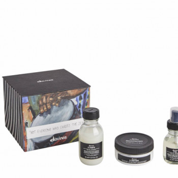 Міні набір Davines Oi (шампунь + кондиціонер + олійка)