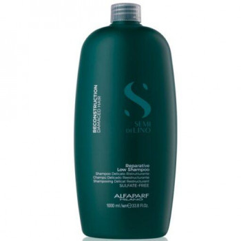 Шампунь, що реконструює Reparative ALFAPARF milano Semi Di Lino Reconstruction Reparative Low Shampoo 1000 мл