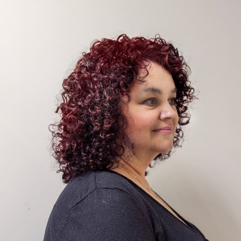 Біозавивка густого фарбованого волосся, фото - Парикмахер-стилист Ольга Захиди