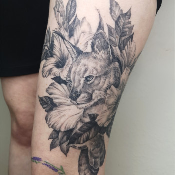 рись, патріотичні тату, тату Київ, тату