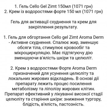 Набір від целюліту Aroma Derm