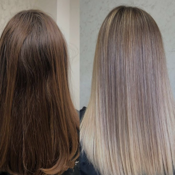 Складне фарбування волосся (балаяж, омбре, 3Д, контурінг)
                    Перукар-колорист Валентина Київ