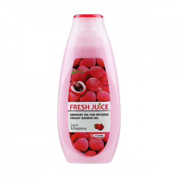 Крем-гель для душу Fresh Juice Litchi & Raspberry, 400 мл