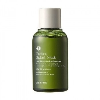 Відновлювальна сплеш-маска для обличчя Blithe Soothing & Healing Green Tea Patting Splash Mask, 70 мл