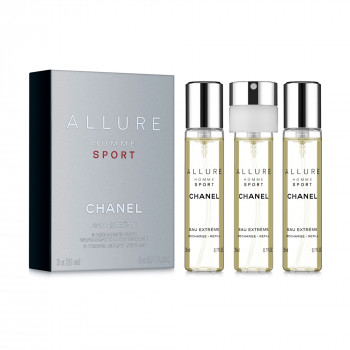 Парфумований набір чоловічий Chanel Allure Homme Sport Eau Extreme (парфумована вода 3*20 мл)