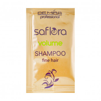 Шампунь Demira Professional Saflora Volume Shampoo для надання об'єму волоссю, 15 мл (саше)