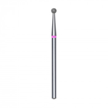 Змінна алмазна фреза для манікюру Staleks Pro Куля, червона, діаметр 2.5 мм