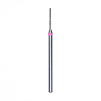 Змінна алмазна фреза для манікюру Staleks Pro Голка, червона, діаметр 1 мм, робоча частина 10 мм