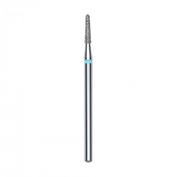 Змінна алмазна фреза для манікюру Staleks Pro Усічений конус, синя, діаметр 1.8 мм, робоча частина 8 мм