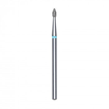 Змінна алмазна фреза для манікюру Staleks Pro Брунька гостра, синя, діаметр 1.8 мм, робоча частина 4 мм