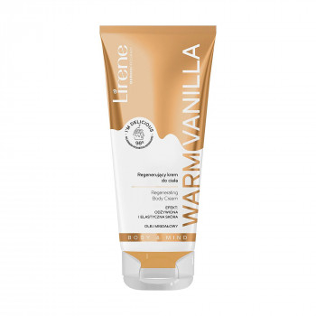 Відновлювальний крем для тіла Lirene Warm Vanilla, 200 мл