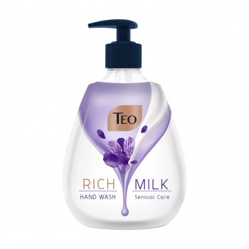 Рідке мило для рук Teo Rich Milk Sensual Care, 400 мл