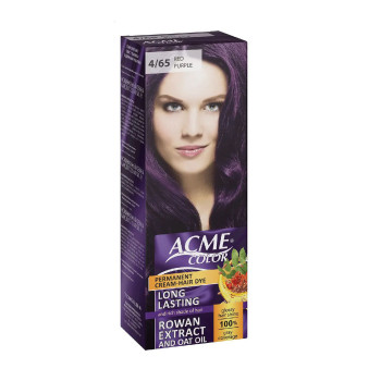 Стійка крем-фарба для волосся Acme Color Permanent Cream-Hair Dye 4/65 Red Purple, 115 мл