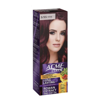 Стійка крем-фарба для волосся Acme Color Permanent Cream-Hair Dye 5/55 Wave, 115 мл