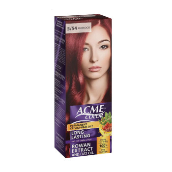 Стійка крем-фарба для волосся Acme Color Permanent Cream-Hair Dye 5/54 Redwood, 115 мл