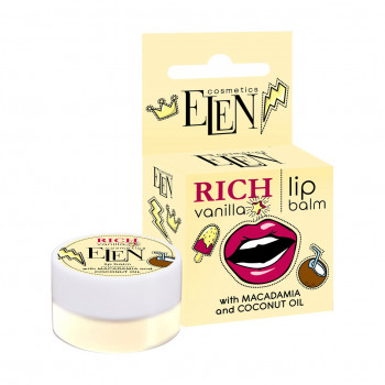 Бальзам для губ Elen Cosmetics Lip Balm Rich Vanilla, 9 г