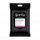 Вологі серветки для зняття макіяжу Novita Professional з фітокомплексом, 15 шт