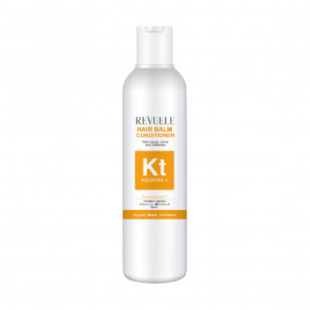 Відновлювальний кондиціонер Revuele Keratin+ Hair Conditioner для блиску та сяйва волосся, 200 мл