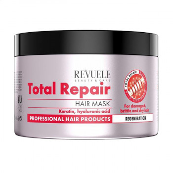 Маска Revuele Total Repair Hair Mask для пошкодженого, ламкого та сухого волосся, 500 мл