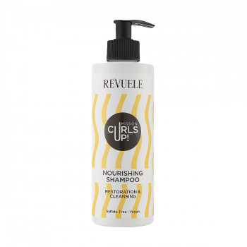 Живильний шампунь для волосся Revuele Mission: Curls Up! Nourishing Shampoo, 400 мл