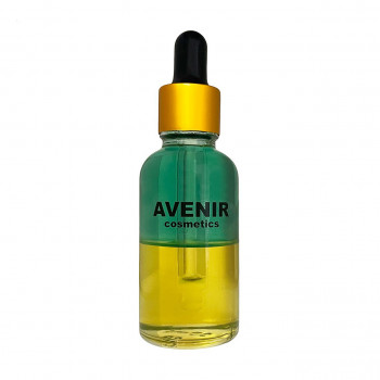Двофазна олія для кутикули Avenir Cosmetics М'ятний льодяник, 30 мл