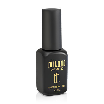 Неонова каучукова база для гель-лаку Milano Cosmetic Neon Cover Base 23, 8 мл