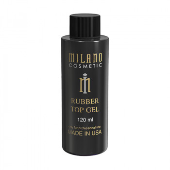 Каучуковий топ для гель-лаку Milano Cosmetic Rubber Top Gel, 120 мл
