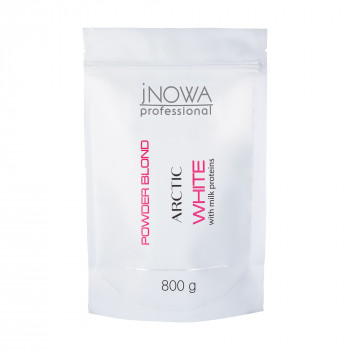 Освітлювальна пудра для волосся jNOWA Professional Blond Arctic Powder Lightener безпильна, біла, 800 г