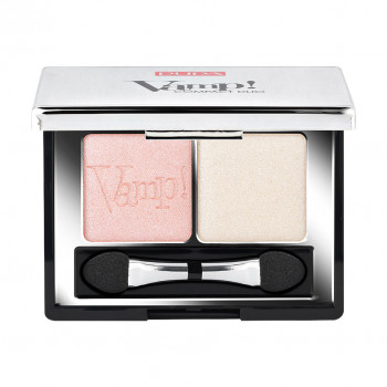 Компактні тіні для повік Pupa Vamp! Compact Eyeshadow Duo 001 Rose Perlage, 2.2 г