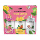 Подарунковий набір Tink Superfood Set Fruit Shake (гель для душу, 150 мл + шампунь для волосся, 150 мл + бальзам для волосся, 150 мл)