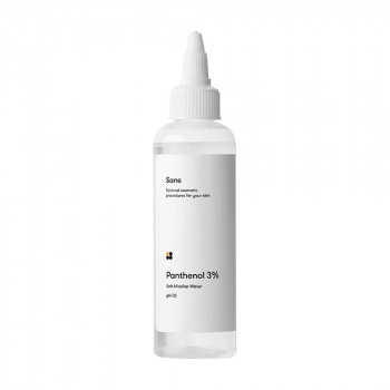 Міцелярна вода Sane Soft Micellar Water Panthenol 3% для чутливої шкіри з пантенолом, 250 мл
