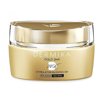 Крем для обличчя Dermika Luxury Gold Gold 24k Total Benefit Еліксир молодості, 45+, 50 мл