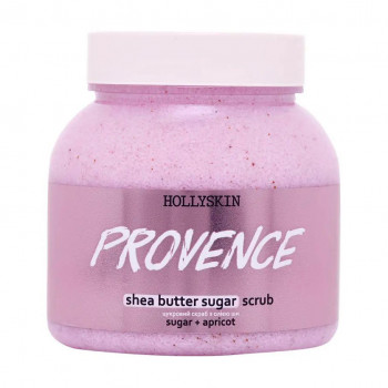 Цукровий скраб для тіла з олією ши та перлітом Hollyskin Provence, 300 мл