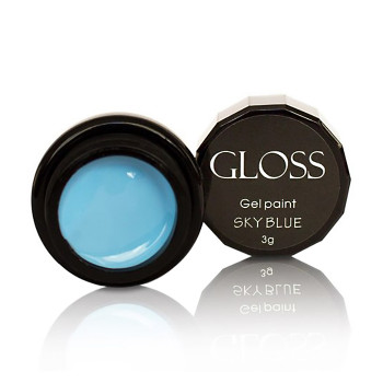 Гель-фарба для нігтів Gloss Gel Paint Sky Blue, 3 г