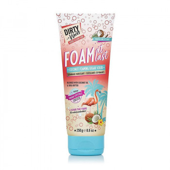 Цукровий скраб для тіла Dirty Works Foam At Last Coconut Foaming Sugar Scrub, 250 г