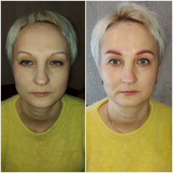 Фото ДО та ПІСЛЯ.
ПУДРОВЕ НАПИЛЕННЯ БРІВФото ДО та ПІСЛЯ.
ПУДРОВЕ НАПИЛЕННЯ БРІВ