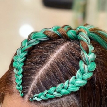 Брейды, фото - майстер з нарощування волосся Олена Данько