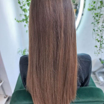 До процедури холодне відновлення волосся