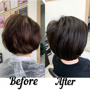 Цвет волос шатен брюнет коричневый, фото - Парикмахер-колорист Светлана Ахмадулина