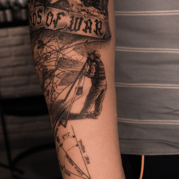 Тату солдат военные армейские, фото - Тату мастер Дмитрий Волчан