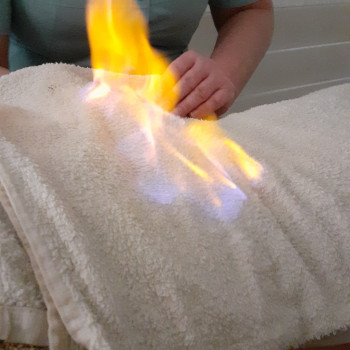 масаж вогнем