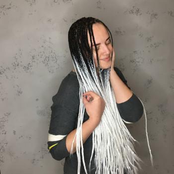 Афрокоси точкові від 65 грн за штуку + матеріал На фото приблизно 1000 шт ватрість такого варіанту я...