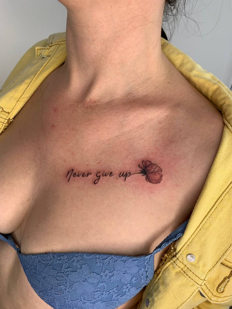 Тату напис, тату харків, фото - Тату мастер Светлана Тимошенко