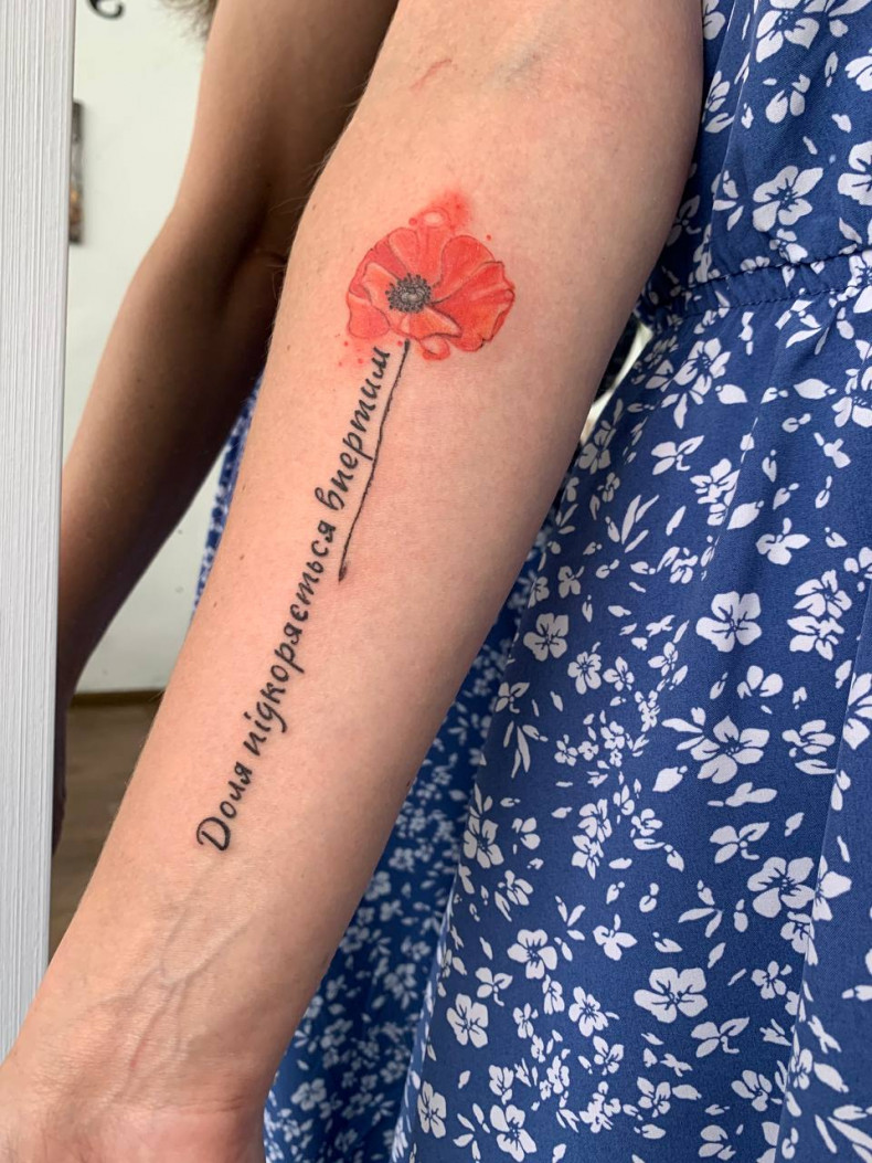 Тату напис, тату харків, фото - Тату мастер Светлана Тимошенко