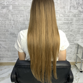 Полірування волосся 
Фото «до»